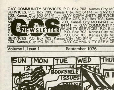 Gay Community Services Newsletter