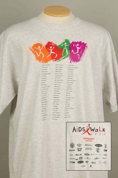 2000 AIDS Walk T-Shirt