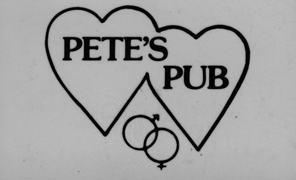 Pete's Pub logo/ad