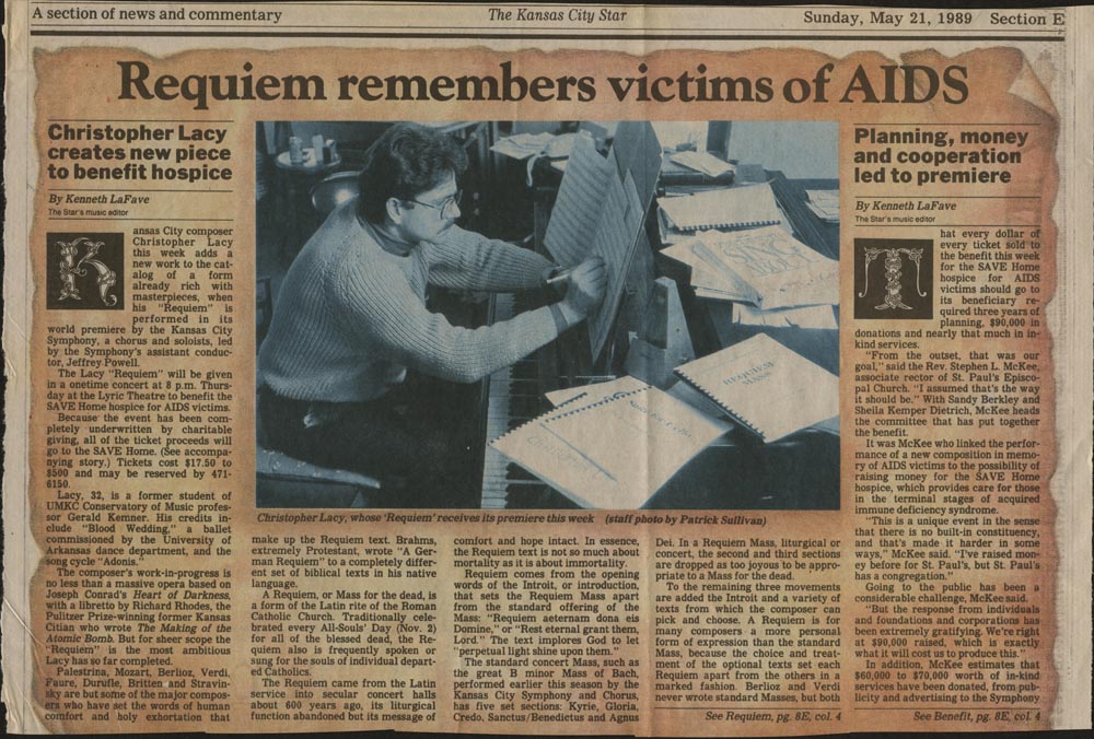 Requiem Remembers Victims... Kansas City Star
