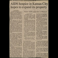 AIDS Hospice In Kansas City... Kansas City Times September 21, 1989