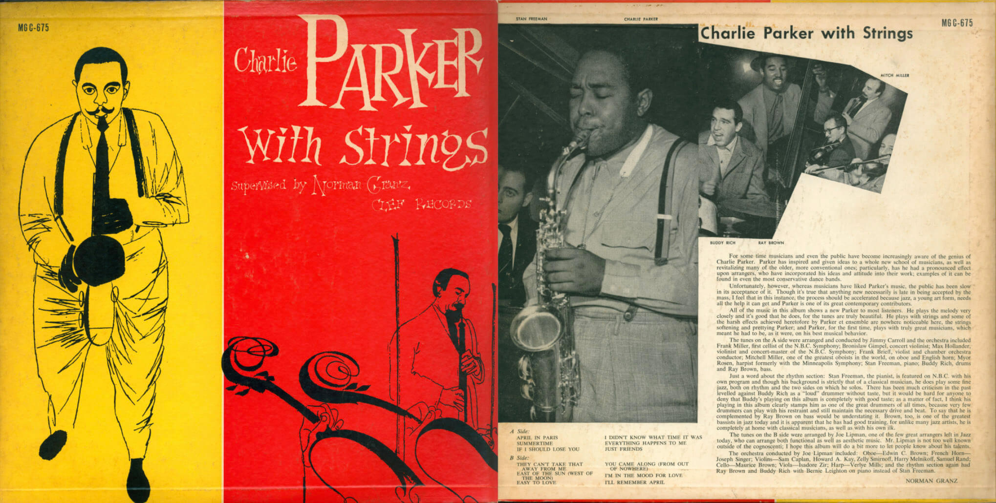 Charlie Parker with Strings album art