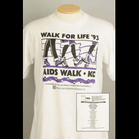 1993 Aids Walk T-Shirt
