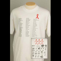 2001 Aids Walk T-Shirt