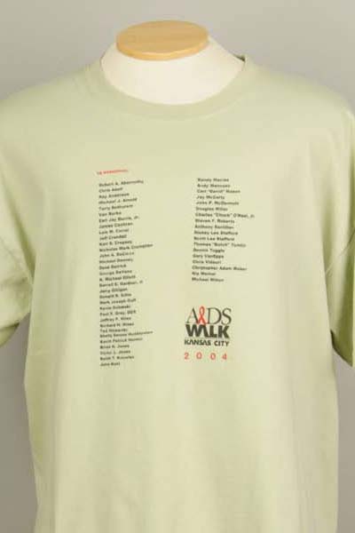 2004 AIDS Walk T-Shirt