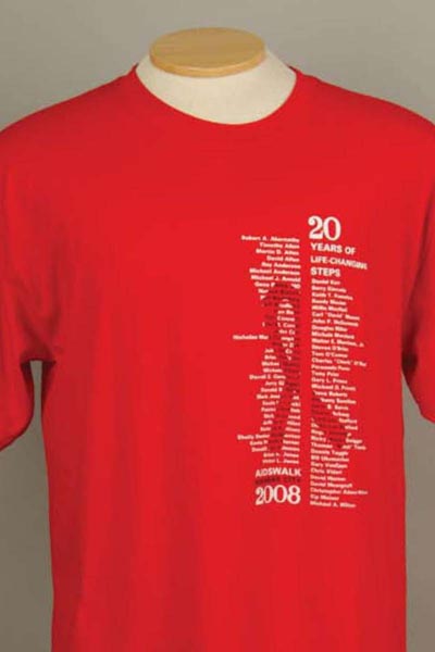 2008 AIDS Walk T-Shirt