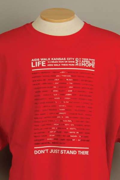 2009 AIDS Walk T-Shirt