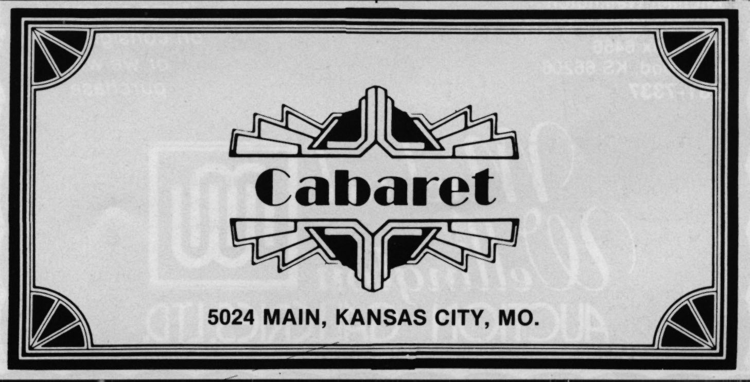 Cabaret logo/ad