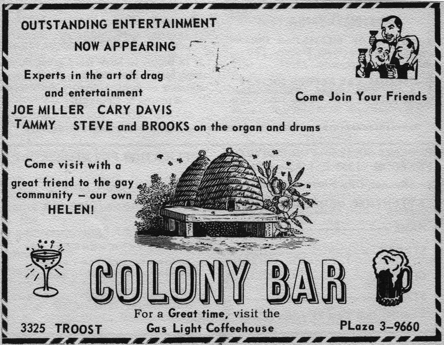 Colony logo/ad