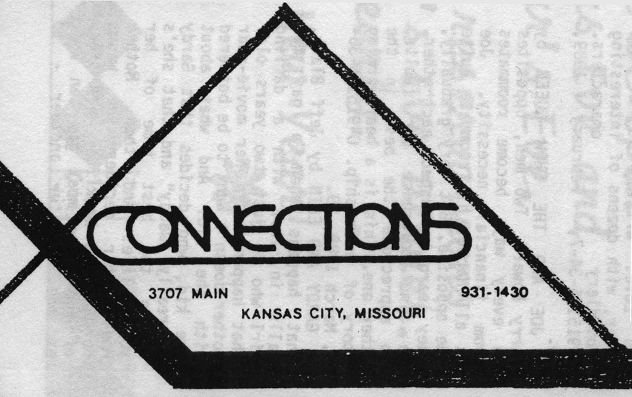 Connections logo/ad
