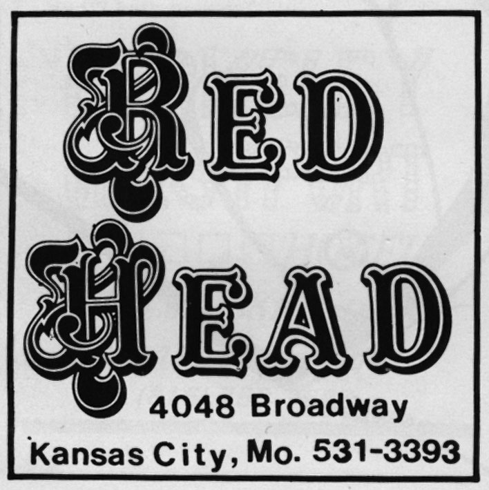 Red Head logo/ad