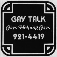 Gay Talk hotline ad