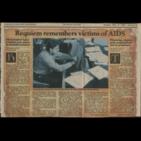 Requiem Remembers Victims... Kansas City Star May 21, 1989