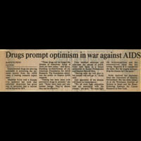 Drugs Prompt Optimism... Kansas City Star/Times