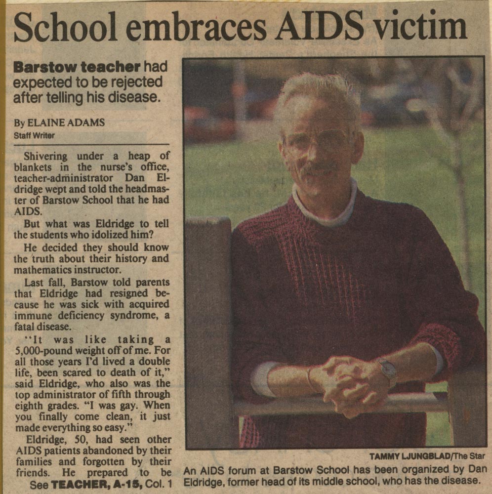 School Embraces AIDS Victim Kansas City Star/Times
